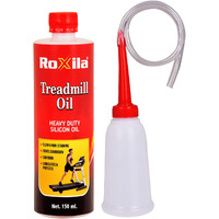 Roxila High Viscosity Pure Silicone Treadmill Lubricant Oil for Belt with Oil Dispenser (150 ml)