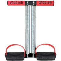 ODDISH; way to fitness- Large & Wide Range Double Spring Tummy Trimmer Abs Workout Stomach Exercise Machine in Gym, Home for Abdominal, Belly Exercise Waist Trimmer For Men and Women (Red & Black)