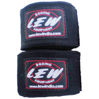 LEW Mexican Style Boxing 180  Spandex Elastic Hand & Wrist Support Hand Wraps/Black