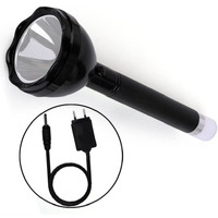2in1 800M Range Long Beam 4 Modes: High, Low, SOS, Table Lmp Waterproof Chargeable LED 50W Flashlight Torch Emergency Table Lamp Emergency Table Lamp Long Press for Blinker Torc