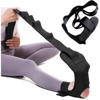 Proberos Yoga Belt for Women Men, 5 Loops Yoga Strap for Stretching, Yoga Bands for Yoga Exercise Fitness Rehabilitation Ligament Ankle Joint Correction Hemiplegia Training