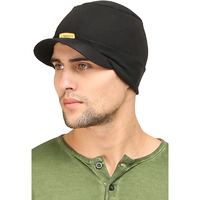 FabSeasons Cotton Skull Cap (Black)