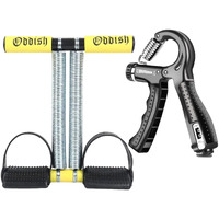 Oddish; Way To Fitness Tummy Trimmer Double Spring With Counter Hand Grip Combo Pack For Men & Women - Ab Exercise Equipement, Abdominal Workout For Home & Gym Use - Stomach, Abs, Belly Exercise