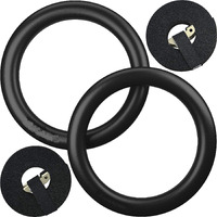 Wearslim Professional Gymnastic Rings | Roman Rings | 1000 lbs Capacity with 14.5ft Adjustable Buckle Straps for Cross Fitness Functional Training for Home Gym Full Body Workout | 1 Year Warranty