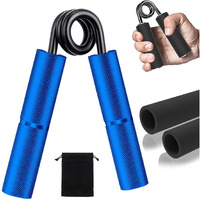 Wearslim Premium Aluminum Hand Gripper with Foam Pad & Carry Bag, Hand Grip Exerciser Strengthener 100-150Kg, Forearm Strengthener, Hand Exerciser for Muscle Building (Assorted)[One Piece]