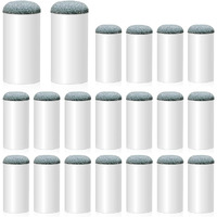 Proberos 20 Pcs Cue Tips 9mm Slip-On Cue Stick Tips Cue Tip Replacement for Billiards, Pool