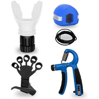 OxyBreeze Breathing Trainer with Finger Gripper & Hand Gripper - Adjustable Resistance Hand Exerciser | Portable & Durable Grip Strength Trainer
