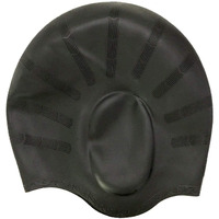 Cable World Latest Designed Long Hair Silicone Swim Cap, Keeps Hair Clean with Ear Protector,Waterproof Silicone Swimming Cap for Adult Woman and Men