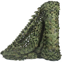Optifit Camouflage Cover 59 by 118 Inches Woodland Camo Netting Camouflage Balcony Sunshade Cuttable Camo Cover for Scenarioal Decoration, Bird Watching, Hunting, Military Training