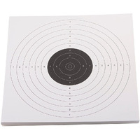 Generic 10M Air Pistol Targets (Hard Paper, White Card)-100Pc