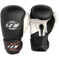 LEW Black Pre Molded Boxing Competition| Training| MMA| Kickboxing | Muay Thai Gloves for Bags & Training Boxing Gloves