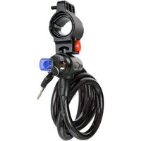 Afpin Stainless- Cycle Lock Heavy Cycle Lock For Bicycle With Key Bike Lock Anti Theft Cycle Lock With Key - Stainless Steel, Key Lock, Multicolor