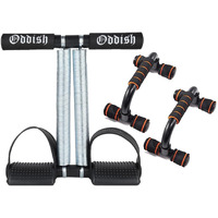 ODDISH; way to fitness Tummy Trimmer with Twister and Toning Tube and hand Grip and ab exerciser and push up stand combo Pack for man and women (TUMMY TRIMMER WITH PUSH UP BAR)