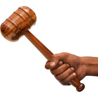 Toyshine Dual Color Wooden Bat Mallet for Bat Knocking,SSTP