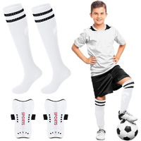 Proberos Soccer Shin Guards,white