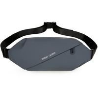 GUSTAVE Stylish Waist Bags for Men Bumbag Waist Fanny Bag Casual Waist Bag Waterproof Oxford Cloth Men Women Adjustable Waist Pack Outdoor Hiking, Running, Travel
