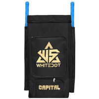WHITEDOT SPORTS Capital Duffle Cricket Kitbag, Suitable for All Players, Black, Set of 1 Kitbag
