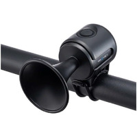 Electric Bike Horn Loud 120dB Adults Kids Bike Horn Alarm IPX4 Waterproof Electronic Bicycle Horns for Handlebars Ebike Scooter Horn (Black)