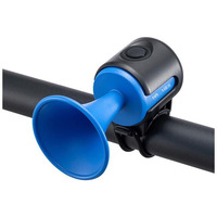 Electric Bike Horn Loud 120dB Adults Kids Bike Horn Alarm IPX4 Waterproof Electronic Bicycle Horns for Handlebars Ebike Scooter Horn (Blue)