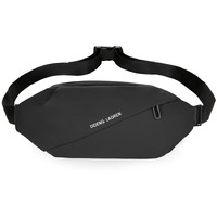 Gustave Waist Bag For Unisex With Adjustable Strap, Stylish Fanny Pack Waterproof Chest Bag Lightweight Belt Bag For Running Travel Sports Cycling Workout Gym Outdoor