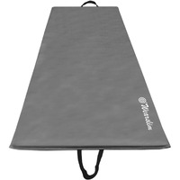 Wearslim Yoga Mat for Women, Men, Kids| Exercise Mat, Gym Mat for Home Workout| Foldable Yoga Mat, Anti-slip, Sweat Resistant, Unique Body Alignment Line System| 10mm thick PVC PU Leather Yoga Mat with Carry Bag| Exercise Mat for Home, Gym, Pilates, Core Strengthening Exercise & Meditation ( 175x67 CM, Grey)