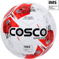 COSCO Super Star Football, Size 5 (Multicolour) IMS Standard