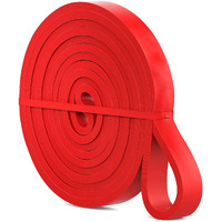 FirstFit Natural Rubber Pull Up Band, Exercise Resistance Bands for Strength Training, Home Fitness, Crossfit, Stretch Exercises, Powerlifting Stretch Band (Light: 15-35lbs)