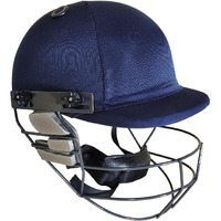 Prokick Pioneer Cricket Helmet with Adjustable Steel Grill, Navy - Small