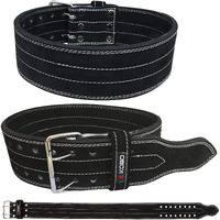 Kobo WTB-05 Leather Weight Lifting Belt, X-Large (Black)