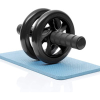 SKYFUN (LABEL) Dual Wheel Abdominal Strength Fitness Training Ab Roller Machine Wheel Exercise Core Workout Fitness Equipment For Men, Women Home Gym