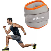 Joyfit Ankle Weights - Adjustable Wrist Weights, Neoprene padded, Sand filled Weights For Running, Cycling, Crossfit, Home Gym Fitness Workouts - Ideal For Men and Women (1 Piece)