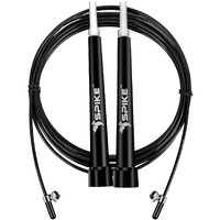 Spike Speed Skipping Jump Rope for Weight Loss, Fat Loss, Strength Designed for Both Men and Women (Black)