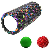 Bodylastics 33cms Foam Roller for Deep Tissue Massage, Relief from Sore Muscles Pain, Pre & Post Exercise Fitness Workout Sessions