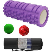 Bodylastics 33cms Foam Roller for Deep Tissue Massage, Relief from Sore Muscles Pain, Pre & Post Exercise Fitness Workout Sessions