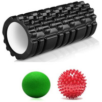 Bodylastics 45cms Foam Roller for Deep Tissue Massage, Relief from Sore Muscles Pain, Pre & Post Exercise Fitness Workout Sessions