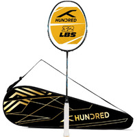 HUNDRED Primearmour 800 Carbon Fibre Unstrung Badminton Racket with Full Racket Cover for Intermediate Players (84g, Max Tension - 32LBS)