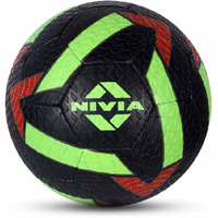 Nivia Street Rubber Football, Size 5 (Black)