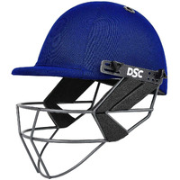 DSC FORT44 Cricket Helmet for Men & Boys (Adjustable Steel Grill | Back Support Strap |Color: Navy | Light Weight | Size :Small