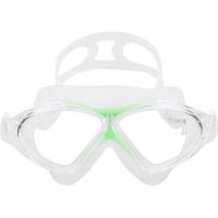 STRAUSS Swimming Goggles | Anti Fog & UV Protection | Swimming Goggles for Kids, Adults | Fully Adjustable Swimming Goggles with A Case Cover,(Green)