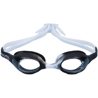 STRAUSS Swimming Goggles | Anti Fog & UV Protection | Swimming Goggles for Kids, Adults | Fully Adjustable Swimming Goggles With A Case Cover,(Purple White)
