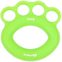 Strauss Adjustable Finger and Hand Exerciser | Finger&Palm Gripper | Hand Strengthener for Carpal Tunnel Relief and Grip Strength for Men & Women, (Green)