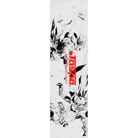 Jaspo Grip Tape Specially Designed for Skateboards Also Used for Stair Grip Pedal Grip Wheel Chair and Steps (Anti-Slip Tape) (33 * 9, FIGHTER, Black)