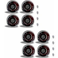 Jaspo Roller Quad Skate, Inline Wheels Skate Wheels with Bearings Quad Skating and Skateboard Wheels Multipack (Roller Skate Wheels (Black) (65 mm) - Pack of 8)