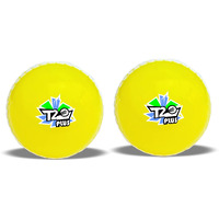jaspo PVC T-20 Plus Practice Cricket Ball Wind Balls (125-130 Gms) For - Indoor & Outdoor Street & Beach Cricket (Pack Of 2) (Yellow)