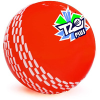 jaspo PVC T-20 Plus Practice Cricket Ball Wind Balls (125-130 Gms) For - Indoor & Outdoor Street & Beach Cricket (Orange)