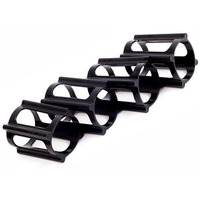 Jaspo Skate Trainers-(Pack of 4) Wheel stoppers for Roller Skates and Skateboards for Beginners & learners to Learn Tricks-Safe, and Easy- Ollies, Kickflips and More- All Ages- Accessories (Black)
