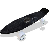 Jaspo Ride On Penny Polypropylene Skateboard (22.5  x 5.5 ) UK, 1 Piece (Black)