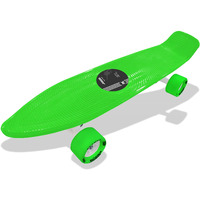 jaspo Polypropylene Penny Skateboard Casterboard Fishboard Cruiser Fibre Skateboard (22X5.5 Inches) Suitable Upto 10 Years ((Green))