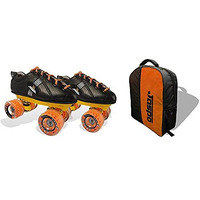 Jaspo Roadster Quad Roller Blade Shoe Skates Combo (7 UK, Roadster)