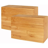 Strauss Wooden Yoga Block,Pair
